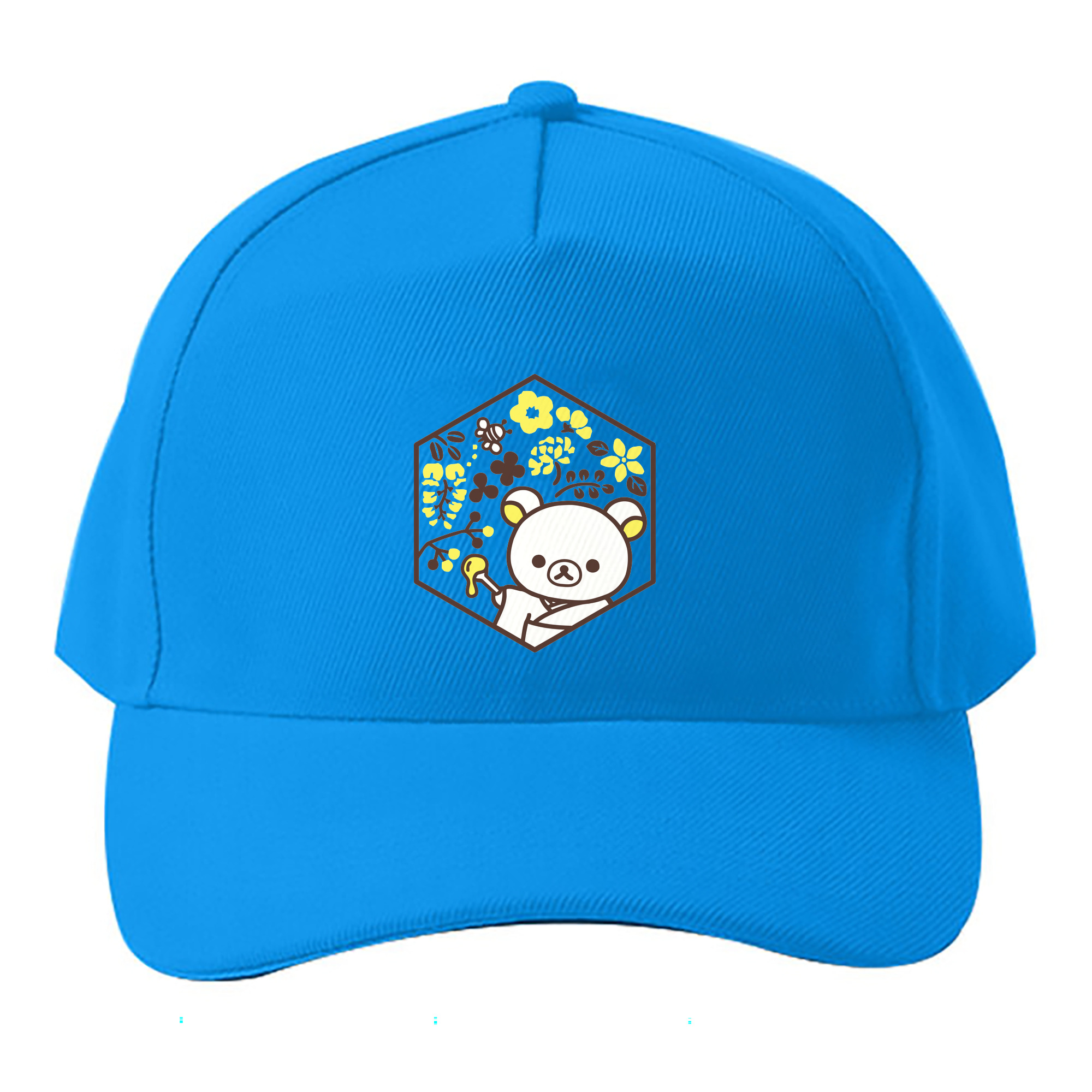 （画像用） リラックマ リラックマ キイロイトリ Rilakkuma Korilakkuma Kiiroitori ベースボールキャップ 綿100％ 男女兼用 帽子 スポーツ